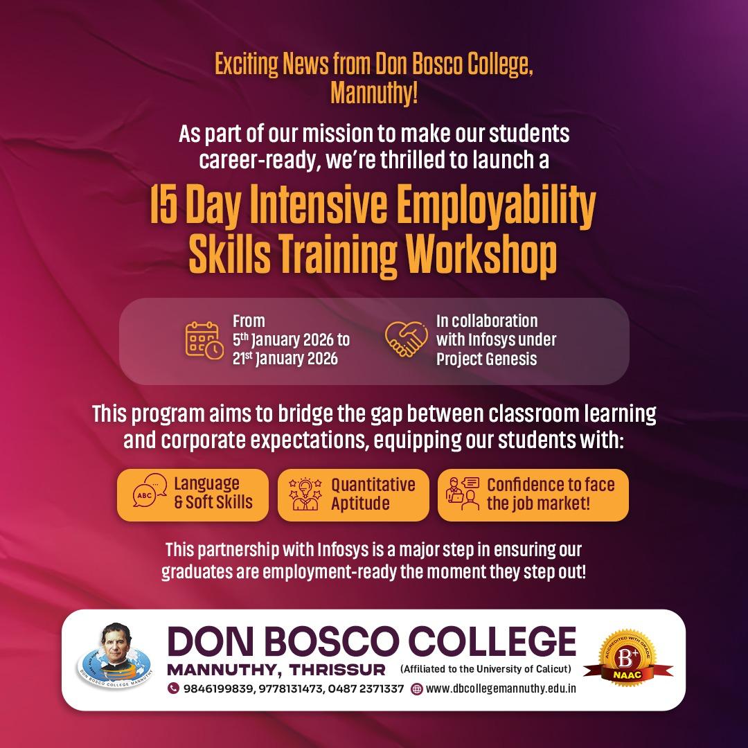 15-Day Intensive Employability Skills Training Workshop